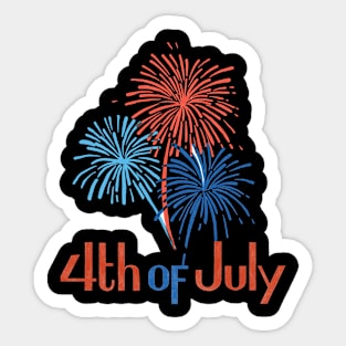 4th of July Sticker